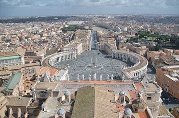 Blick über Rom vom Petersdom von Mike Bos