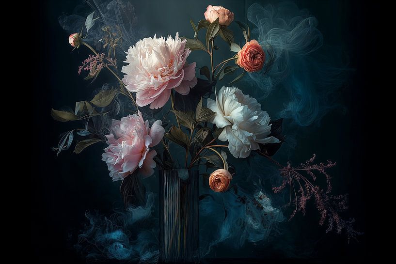 Dance of Roses and Peonies no.3 by Studio BB