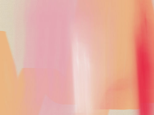 Dégradé pastel doux. Œuvre d'art abstraite dans les tons rose, jaune et rouge
