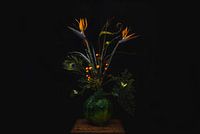 Fleur d'oiseau de paradis dans un vase