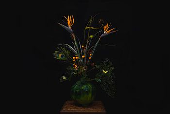 Paradiesvogel Blume in Vase
