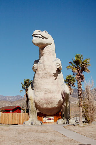 Dinosaurs in California, USA