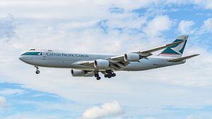 Cathay Pacific Cargo Boeing 747-8 Frachtflugzeug.