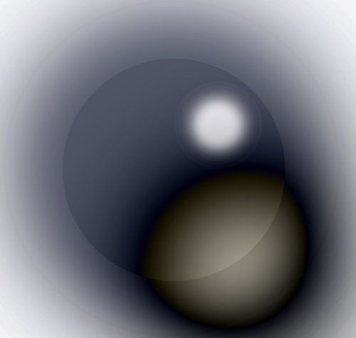 Digital bal with spotlight