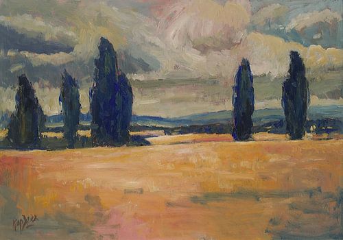 Graan, populieren en heuvels in Zuid Limburg