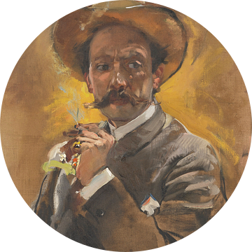 Portret van de schilder Francesco Santoro, Joaquín Sorolla y Bastida