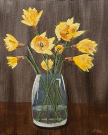 Daffodils by Antonie van Gelder Beeldend kunstenaar