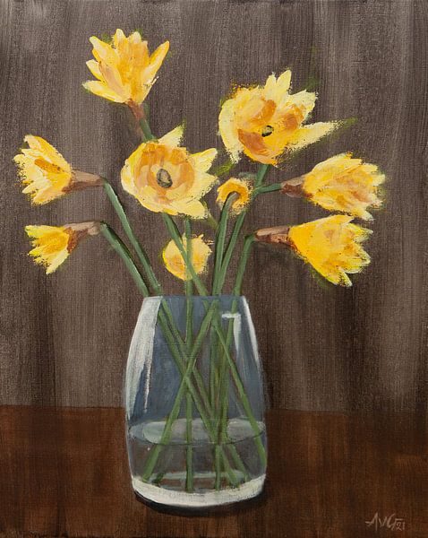 Narcissen van Antonie van Gelder Beeldend kunstenaar