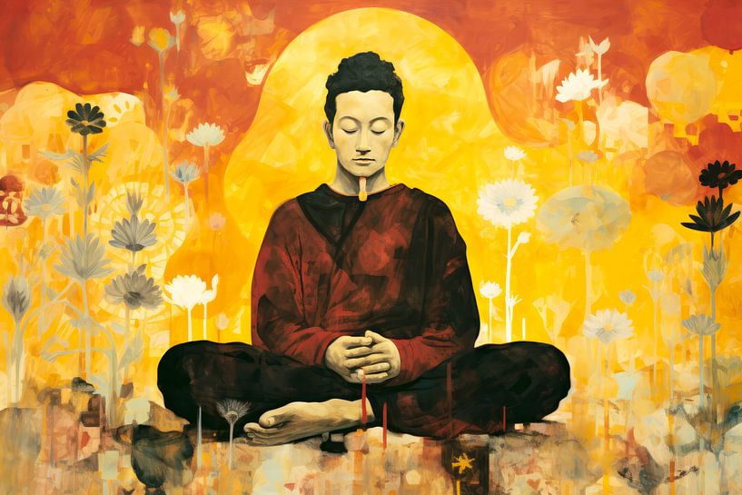 méditation par Virgil Quinn - Decorative Arts