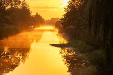 Fog on the Hoendiep by Ron Buist