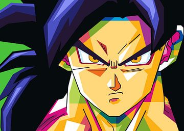Dragon Ball Goku Super Saiyan 4 von Dico Hendry