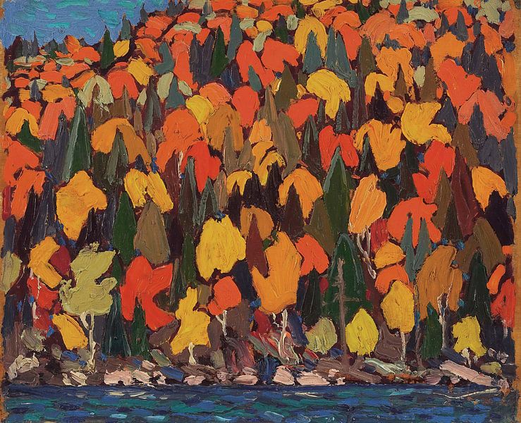 Tom Thomson-Autumn Foliage by finemasterpiece