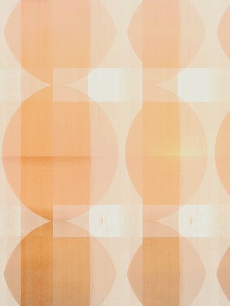 Abstract Bauhaus shapes by FRESH Fine Art