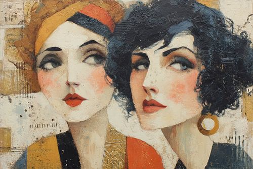 Portrait de femmes élégantes