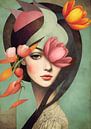 Floral queen by Mirjam Duizendstra thumbnail