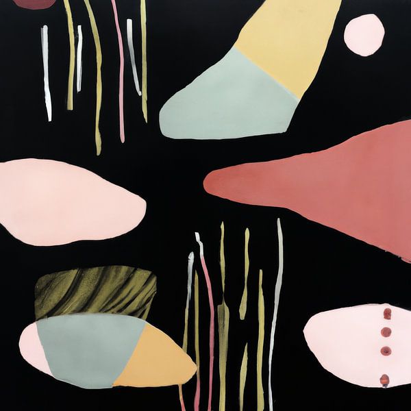 Modern shapes and lines abstract by Studio Allee