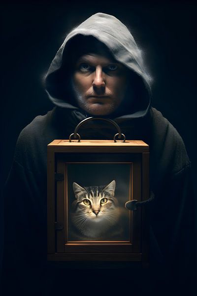 Schrödinger's cat by Vythryd Arts