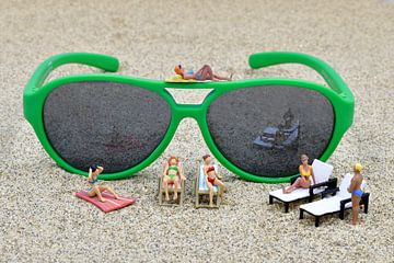 At the beach