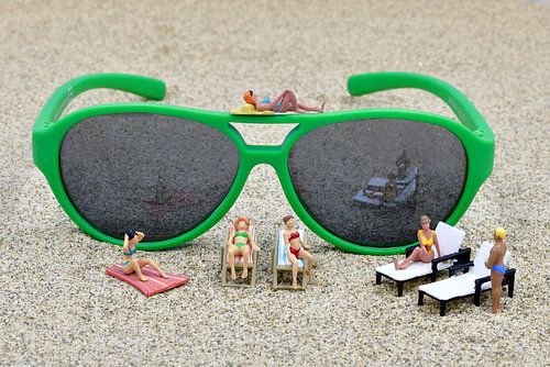 At the beach by Sandra Raangs