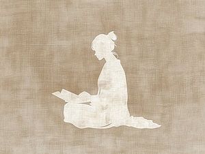 Gelassene Silhouette