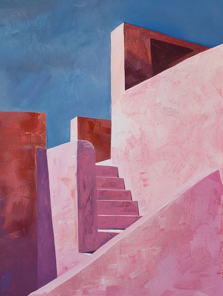 Abstract minimalistisch ontwerp van Abstract Schilderij