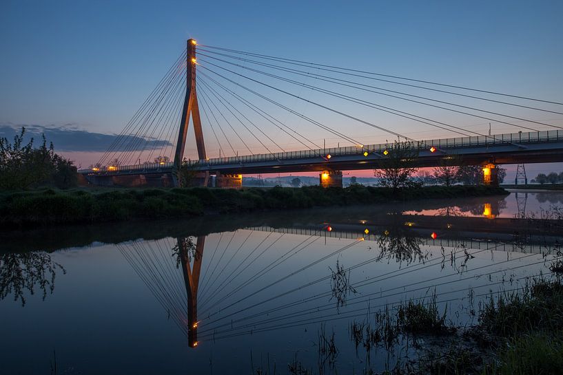 Elbe brug Niederwartha van Sergej Nickel