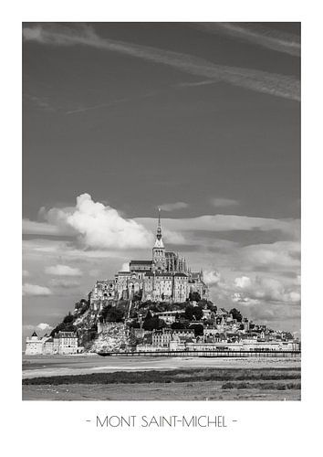 Reisposter Mont Saint-Michel, Frankrijk