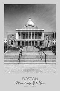 Im Fokus: BOSTON Massachusetts State House  von Melanie Viola