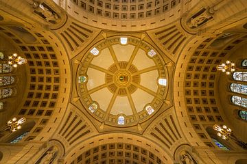  The ceiling in the city hall of Rotterdam by MS Fotografie | Marc van der Stelt