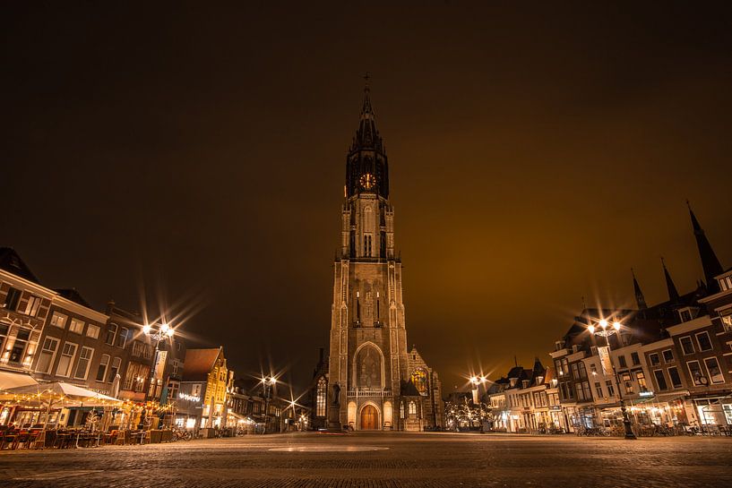 Die neue Kirche in Delft von Michael Fousert