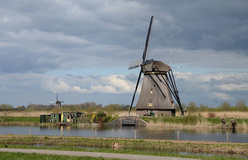 Windmolens bij Kinderdijk: Unesco Werelderfgoed van Rini Kools
