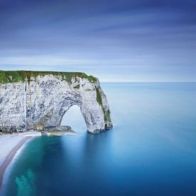 Étretat, la Manneporte natuurlijke boog. Normandië van Stefano Orazzini
