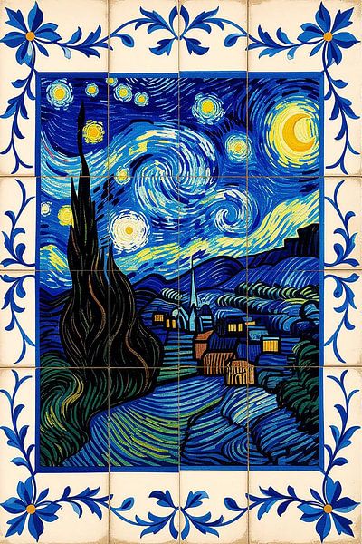 Sternennacht in Tegel von Karin van Bylevelt