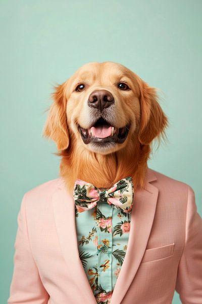 Golden Retriever van Poster Art Shop