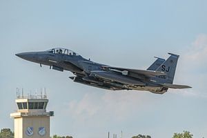 Start der McDonnell Douglas F-15E Strike Eagle.