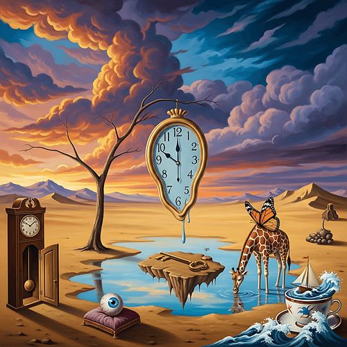 Surreëel droomlandschap: Fantastische beeldende kunst