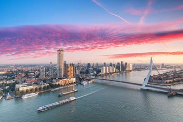Rotterdam dawn by Ilya Korzelius