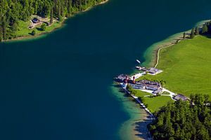 Blick  auf Königsee mit Bartholomä