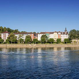 Panorama van Würzburg - Oude hoofdbrug en vesting Marienberg met skyline van de stad van Frank Herrmann