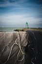 Lighthouse outer harbor east Stavoren by Vera de Vries thumbnail