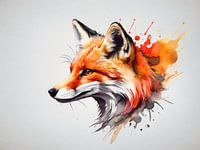 Fuchs-Aquarelle