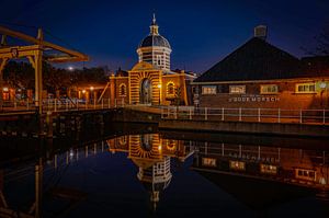 Nachtelijk Leiden van Dirk Verweij