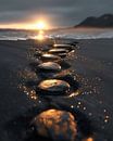 Spoor van stenen van fernlichtsicht thumbnail