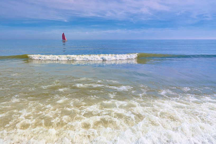 Sunny summer day at the North Sea by Jenco van Zalk