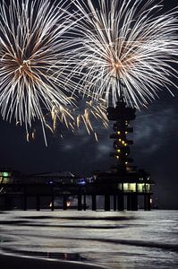 Feux d'artifice Scheveningen sur Rogier Vermeulen