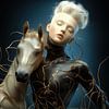 Horse girl van Ton Kuijpers