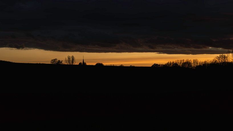 Church in sunset by Patrick Mertens aka Pat Probleme
