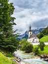 Pfarrkirche Sankt Sebastian in Ramsau im Berchtesgadener Land von Rico Ködder Miniaturansicht