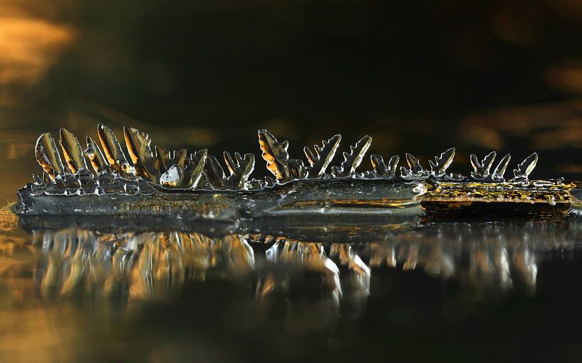 IJslandschap miniatuur van Henriëtte van Golde