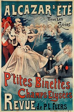 Alfred Choubrac - P’tites Binettes,Champs Elysées (1880-1900) von Peter Balan